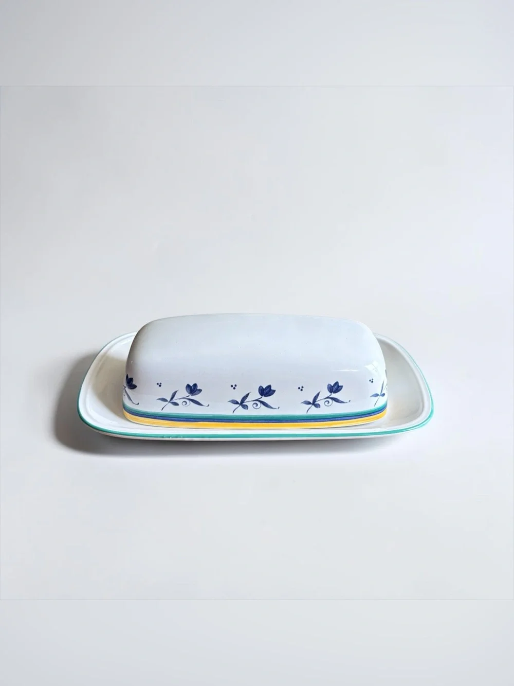 Vintage Studio Nova Skylight Ceramic Covered Butter Dish
